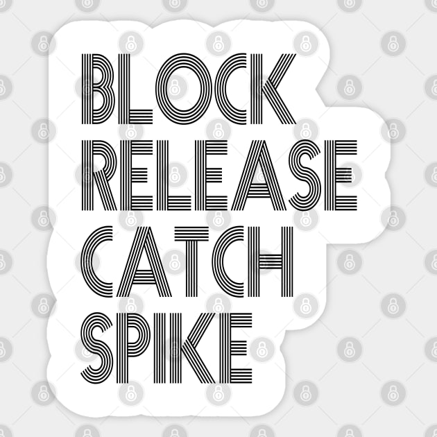 Block Release Catch Spike block release Sticker by Gaming champion